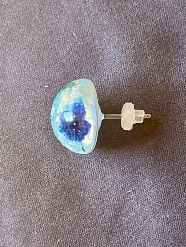 ドライフラワー入り🌸ピアス【リベポ払い歓迎🎉】