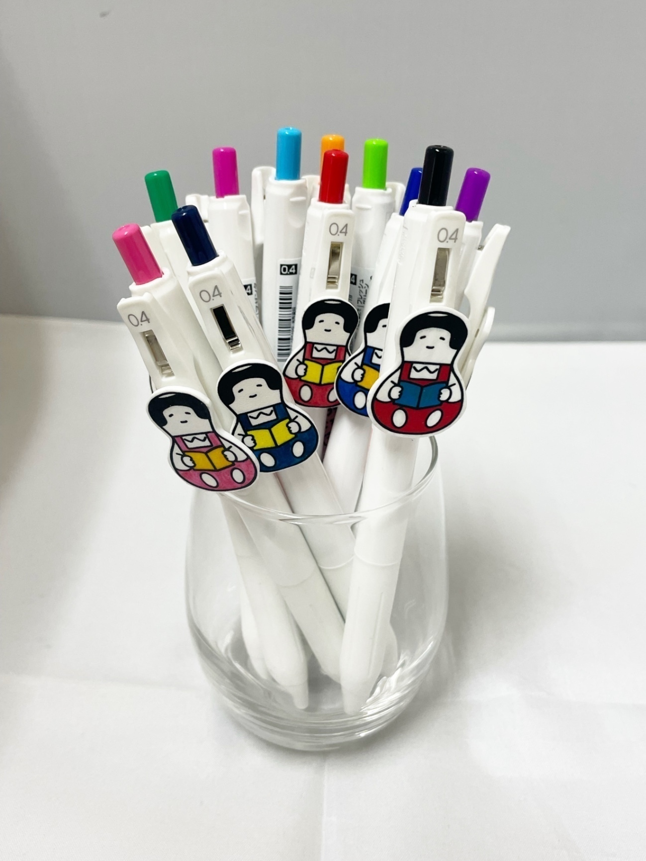 二宮金太郎　ボールペン〈ダルマフォルム・青〉