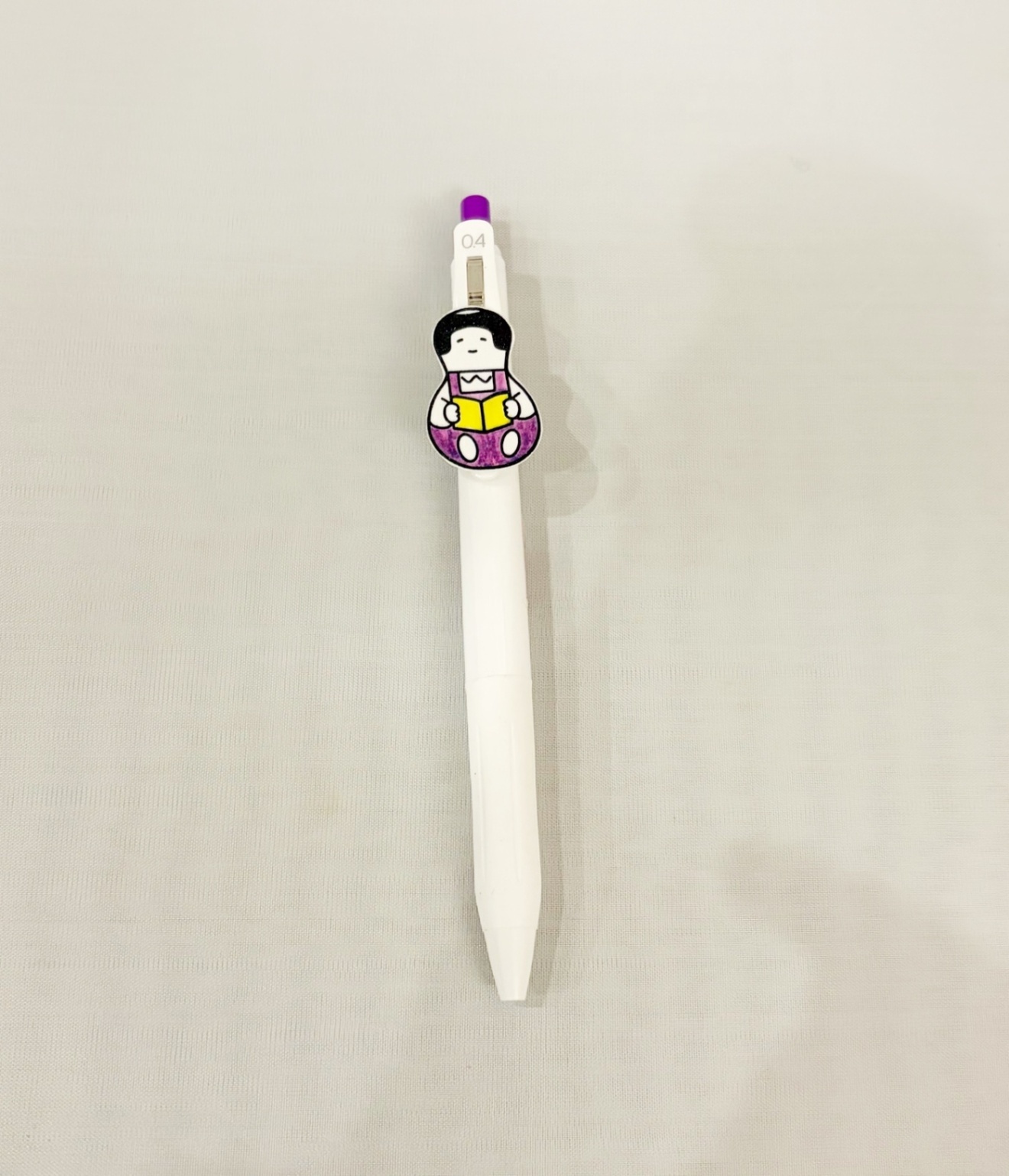 二宮金太郎　ボールペン〈ダルマフォルム・バイオレット〉