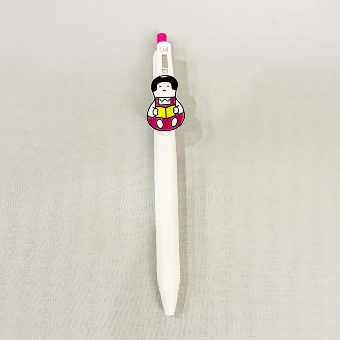 二宮金太郎　ボールペン〈ダルマフォルム・マゼンタ〉