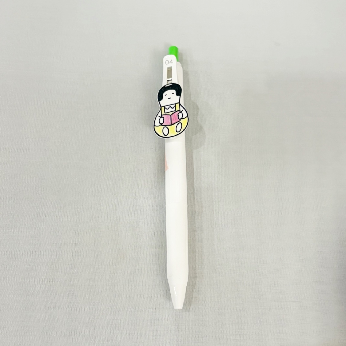 二宮金太郎　ボールペン〈ダルマフォルム・フレッシュグリーン〉