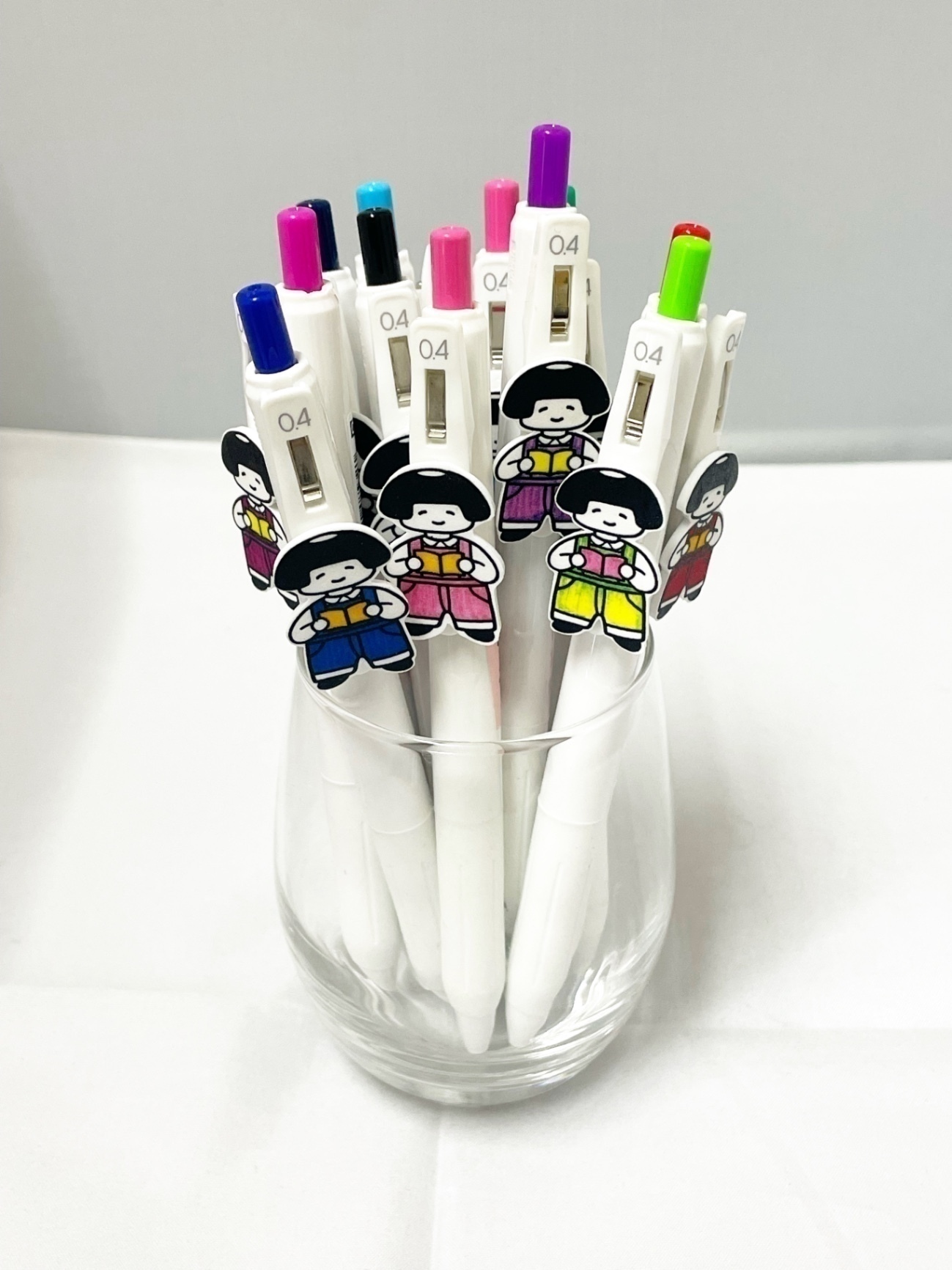 二宮金太郎　ボールペン〈本読み・スカイブルー〉