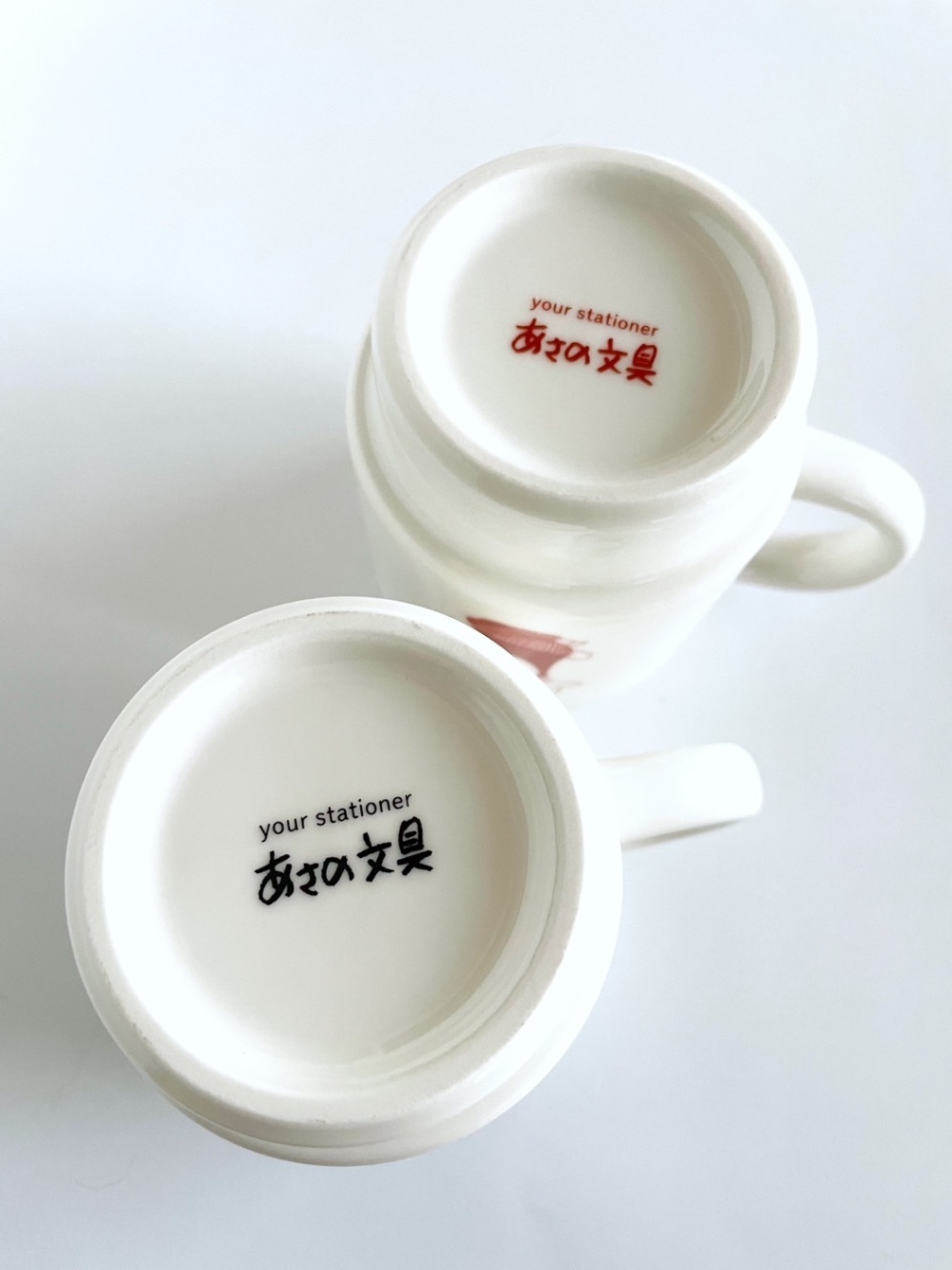 ヤギと手紙マグ（黒）