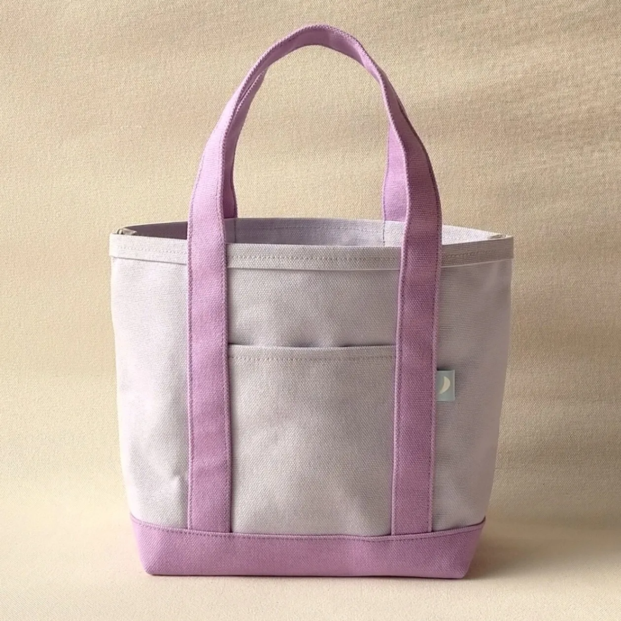 【全51配色】自立する倉敷産帆布のしっかりミニトート《17》リベシティ市場限定送料無料