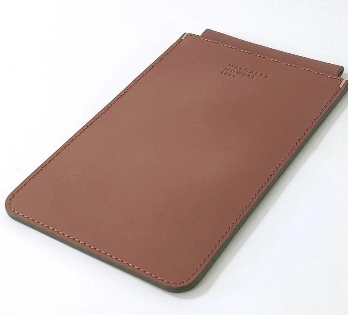 マーガレットハウエルアイデア スマホショルダー 牛革 レッド 本革　新品