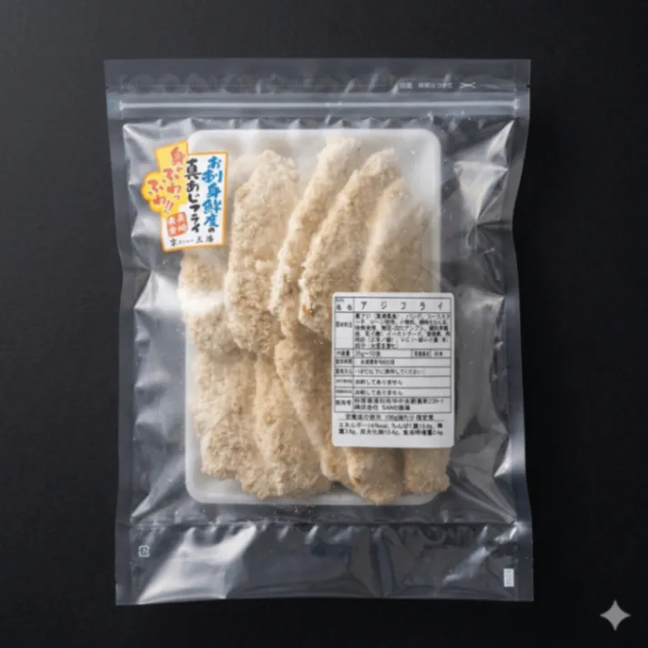 刺身原料使用 アジフライ 35g×30枚 冷凍 鯵フライ サクサク 定食 弁当