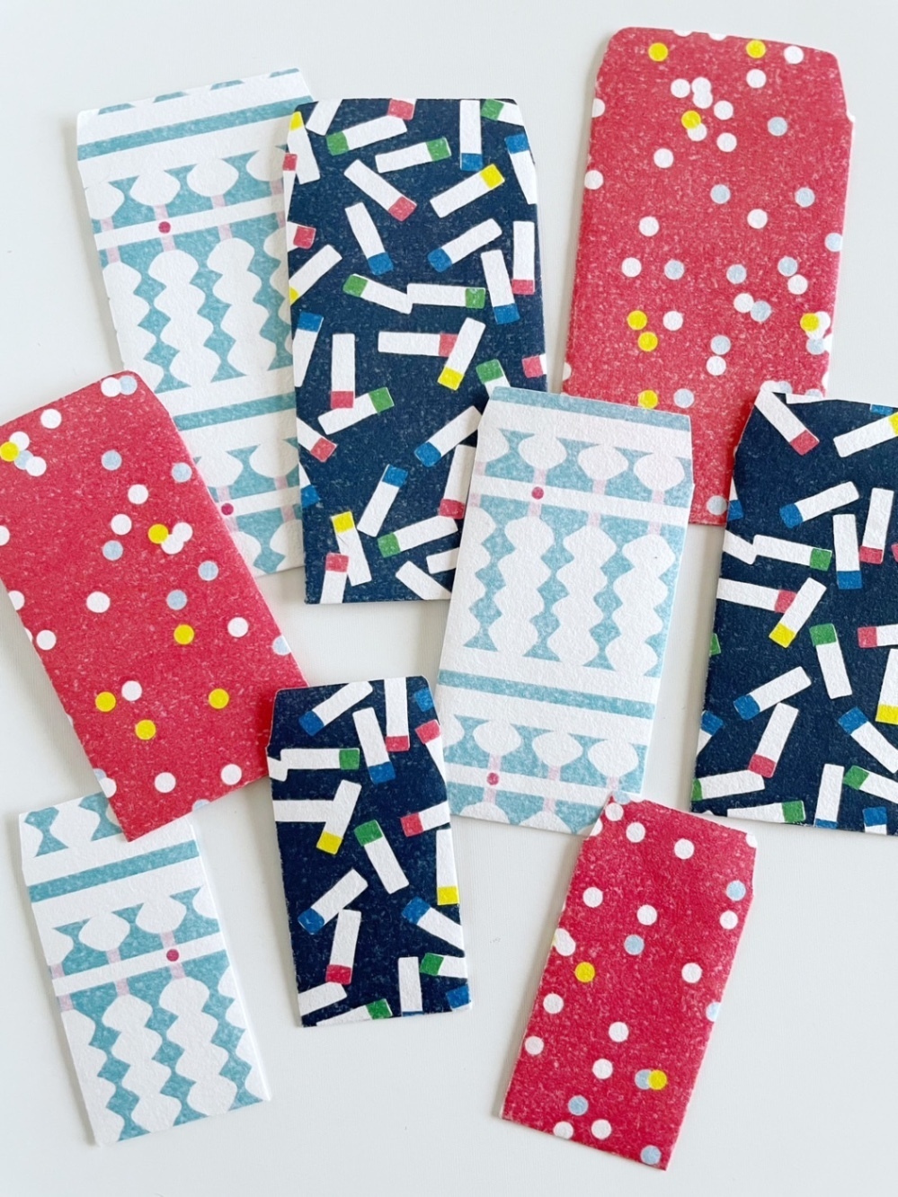 ポチ袋（文具柄）