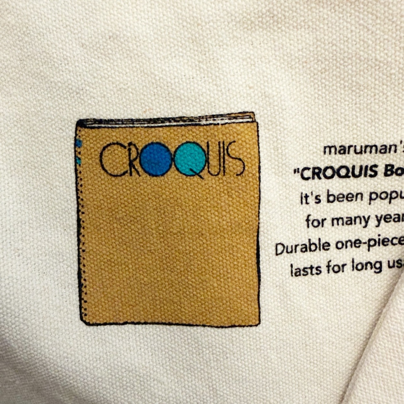 Old Resta ポーチ付きミニトートバッグ〈クロッキー帳〉