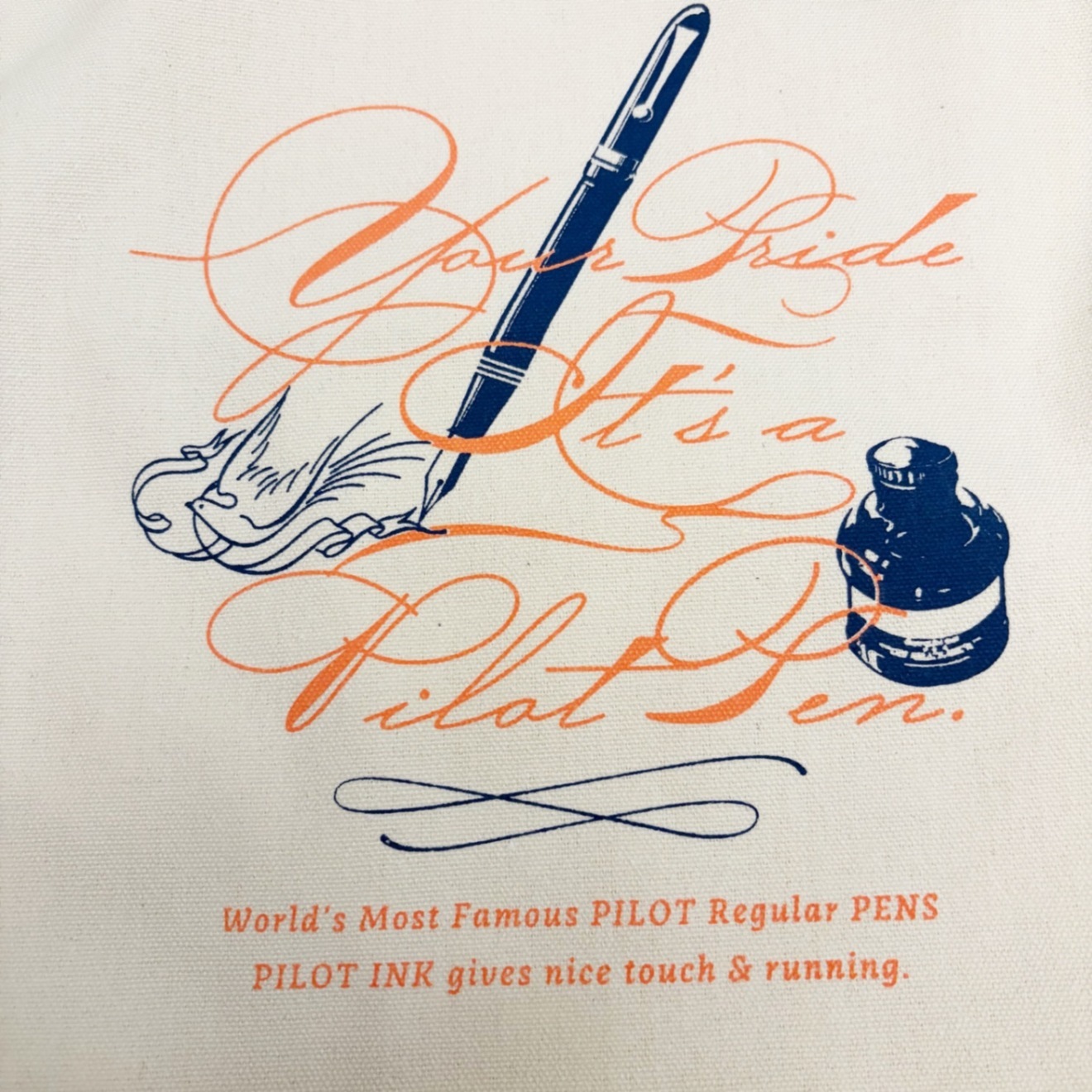 Old Resta ポーチ付きトートバッグ〈パイロット〉