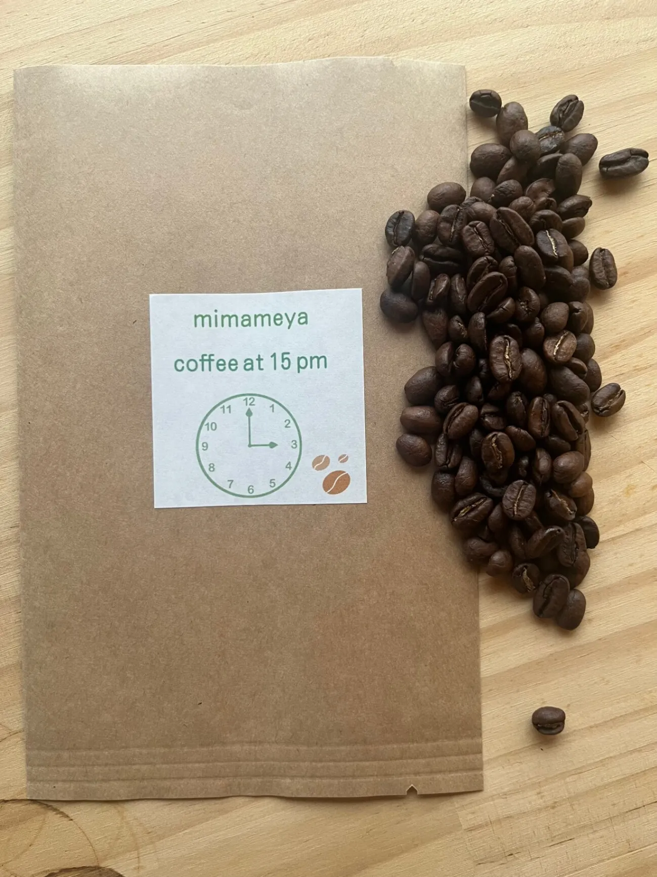 １日の時間割コーヒー　「15時のコーヒー」　200g