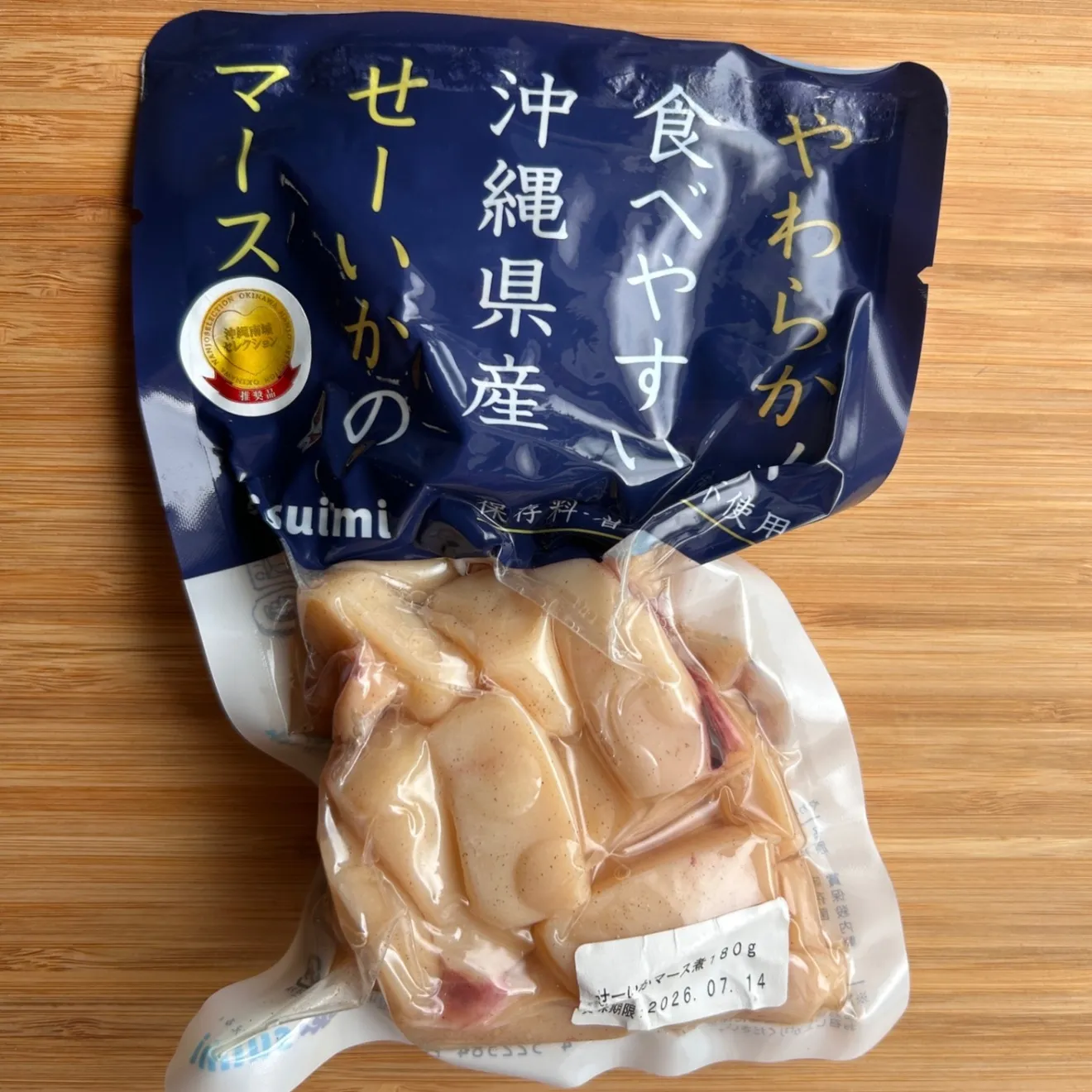【沖縄・久米島産】太もずく500g＋無添加タレ＋せーいかのマース煮