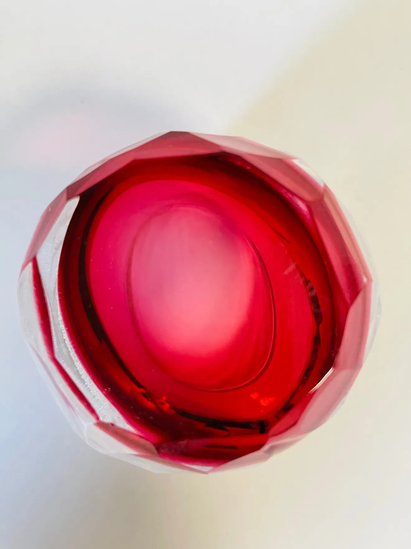 吹きガラス_酒器_ぐい呑み_iroiro_Ruby Glow