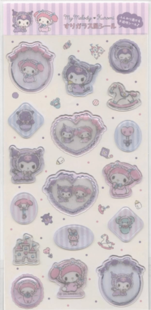 すりガラス風シール サンリオキャラクターズ MXロリータベビー【限定1個】