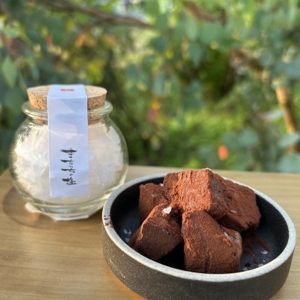 糸島の塩を使った【塩とろりんちょ】チョコが入ってない豆腐スウィーツ。グルテンフリー乳製品・卵フリー