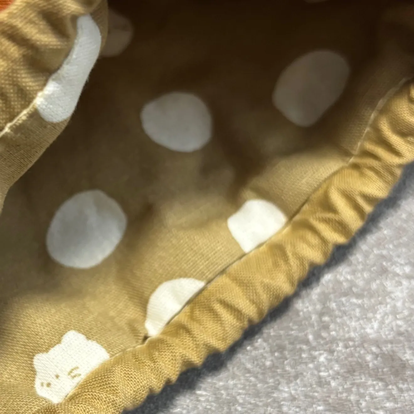 三毛猫柄のミニ巾着🐈‍⬛