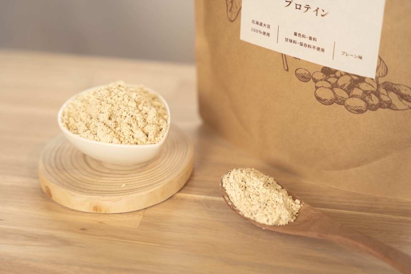 国産有機大豆のオーガニックプロテインSoply