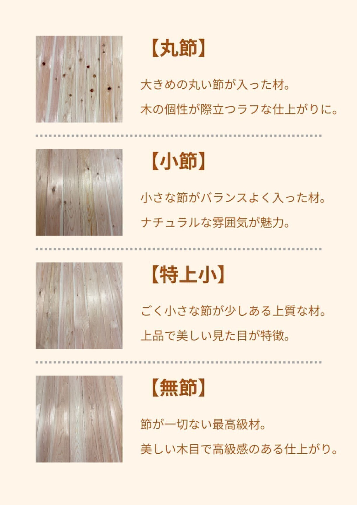 無垢 桧 スノコ板 15×113×1820 20枚入 無節【個人様営業所止め】