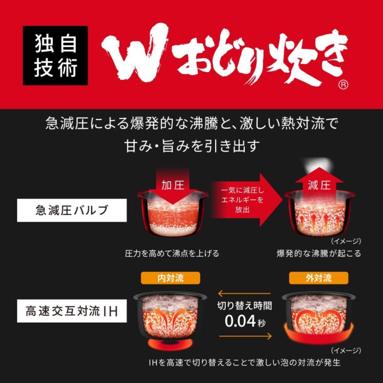 【延長3年保証】Panasonic可変圧力 ＩＨジャー炊飯器　SR-X710D-H