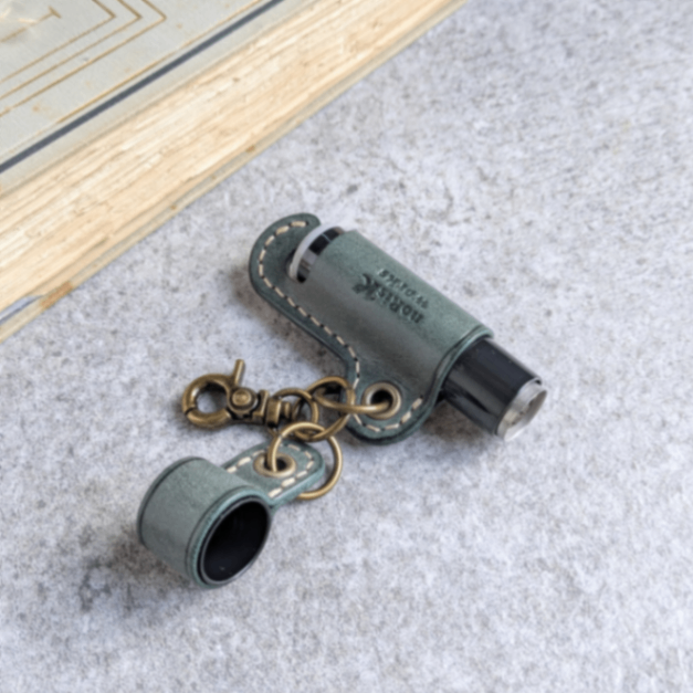 シャチハタ ネーム9 専用ケース キャップホルダー 付 | 国産 本革 ロロマレザー