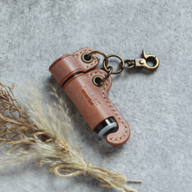 シャチハタ ネーム9 専用ケース キャップホルダー 付 | 国産 本革 ロロマレザー