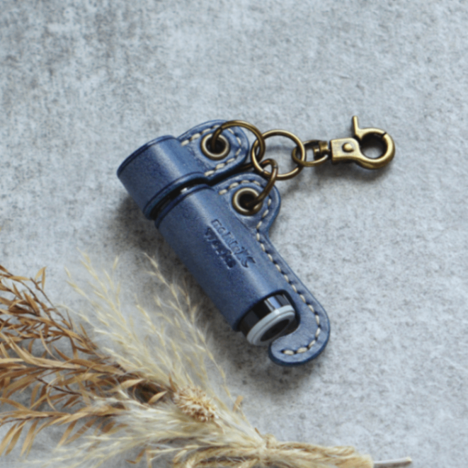 シャチハタ ネーム9 専用ケース キャップホルダー 付 | 国産 本革 ロロマレザー