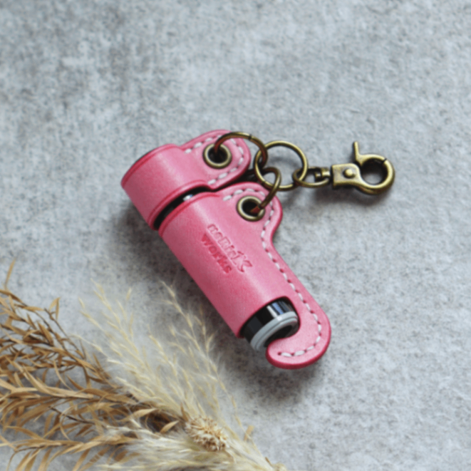 シャチハタ ネーム9 専用ケース キャップホルダー 付 | 国産 本革 ロロマレザー