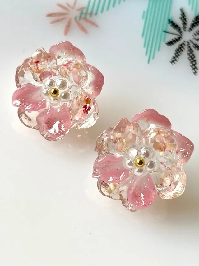 お花🌸ピアス【リベポ払い歓迎🎉】