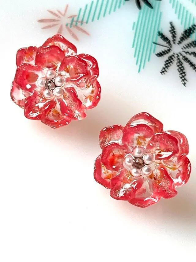 お花🌸ピアス【リベポ払い歓迎🎉】