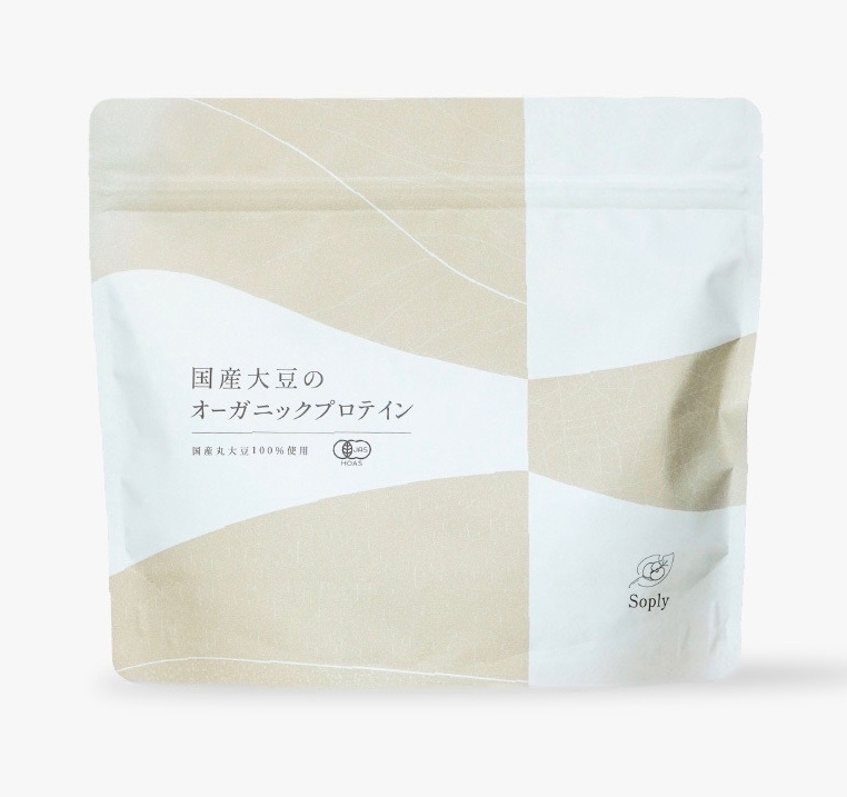 国産有機大豆のオーガニックプロテインSoply
