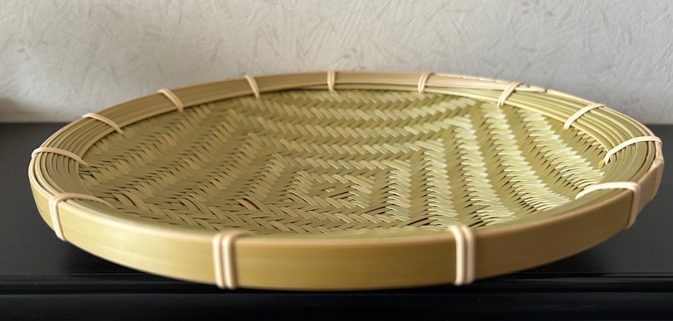 竹ザル 25㎝ 国産 真竹【希少生産の日本製竹ザル】ざる