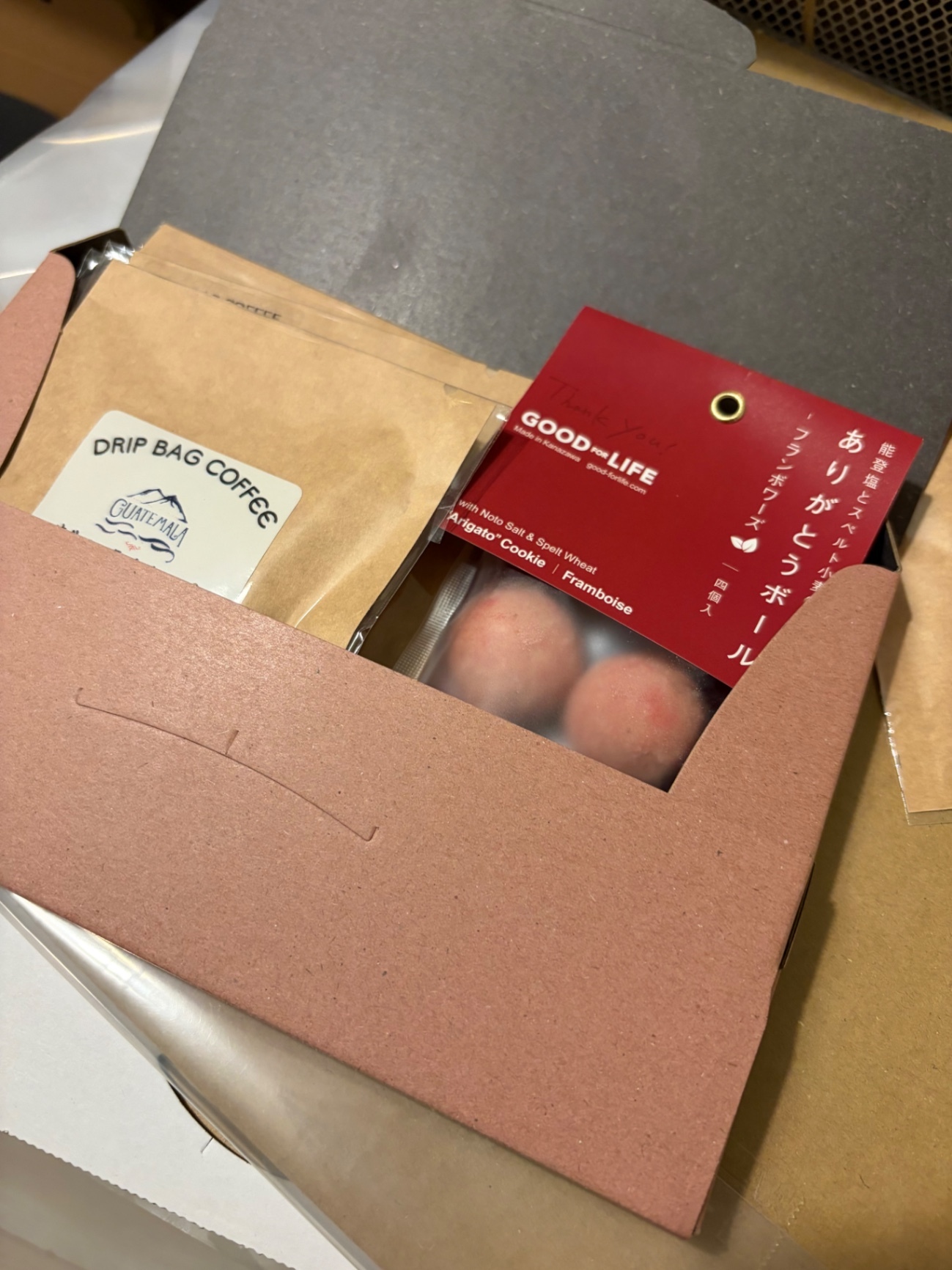 【ギフト仕様・お箱入】自家焙煎コーヒー飲み比べ×金沢スノーボールセット　送料込・数量限定❣️