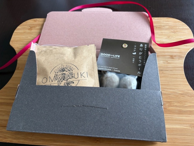 【ギフト仕様・お箱入】自家焙煎コーヒー飲み比べ×金沢スノーボールセット　送料込・数量限定❣️