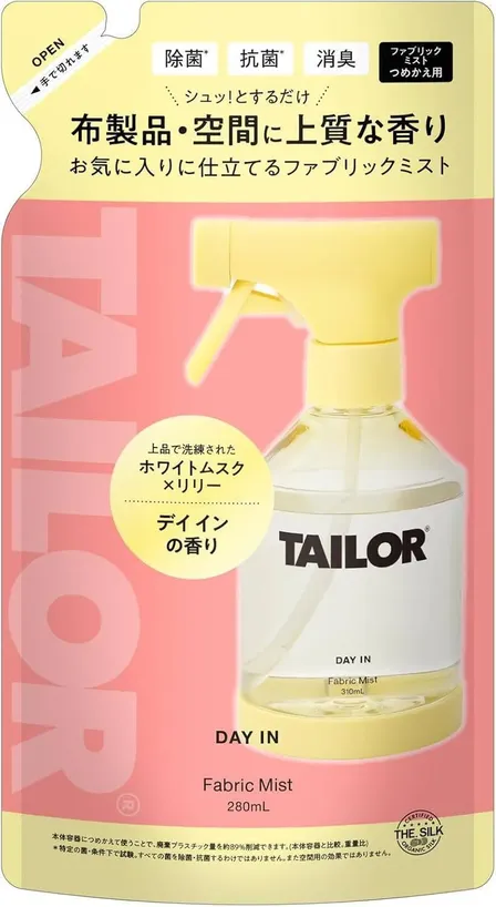 TAILOR ファブリックミストつめかえ DAY IN の香り