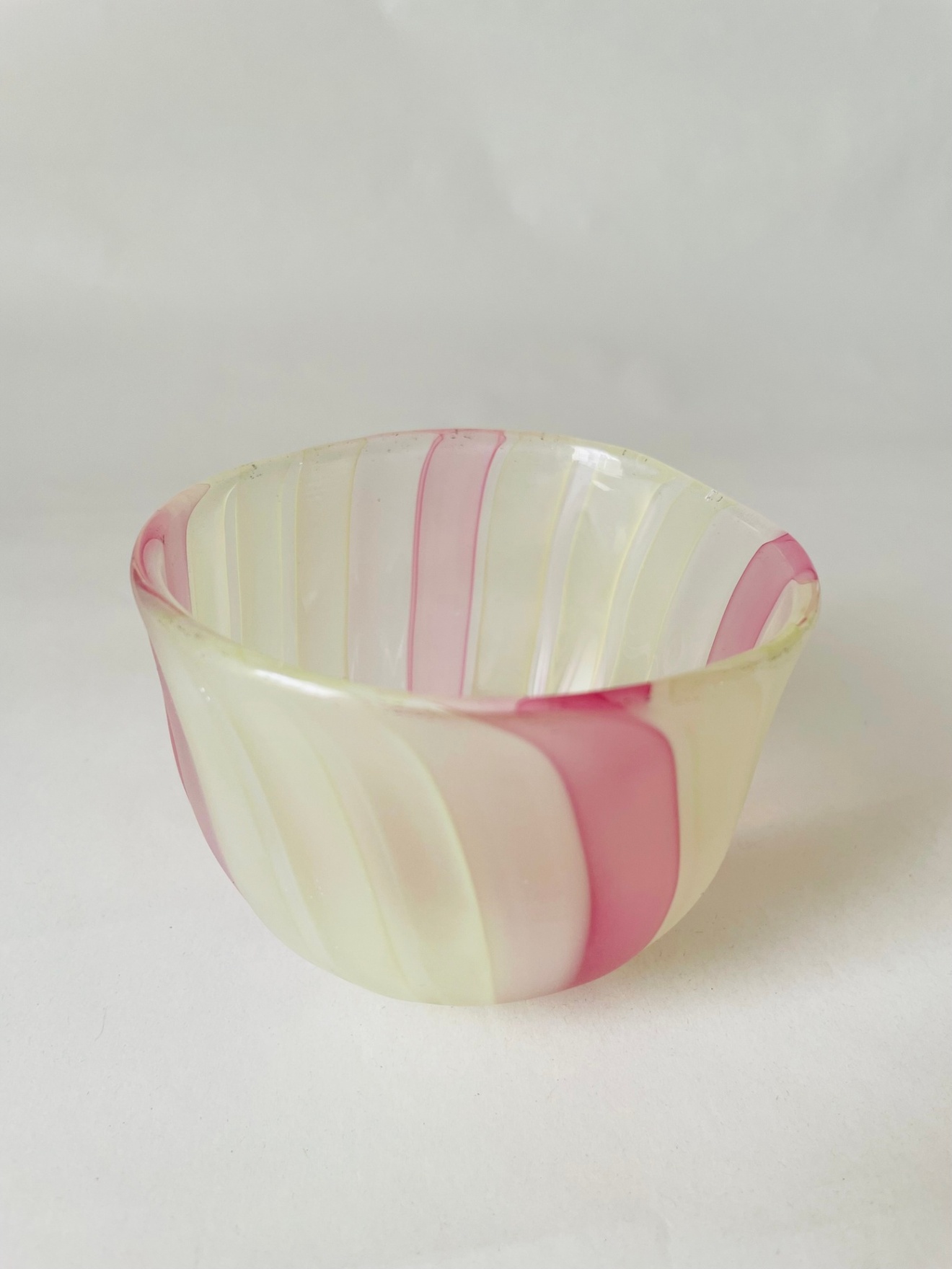 吹きガラス_器_Bowl_Honey Pink