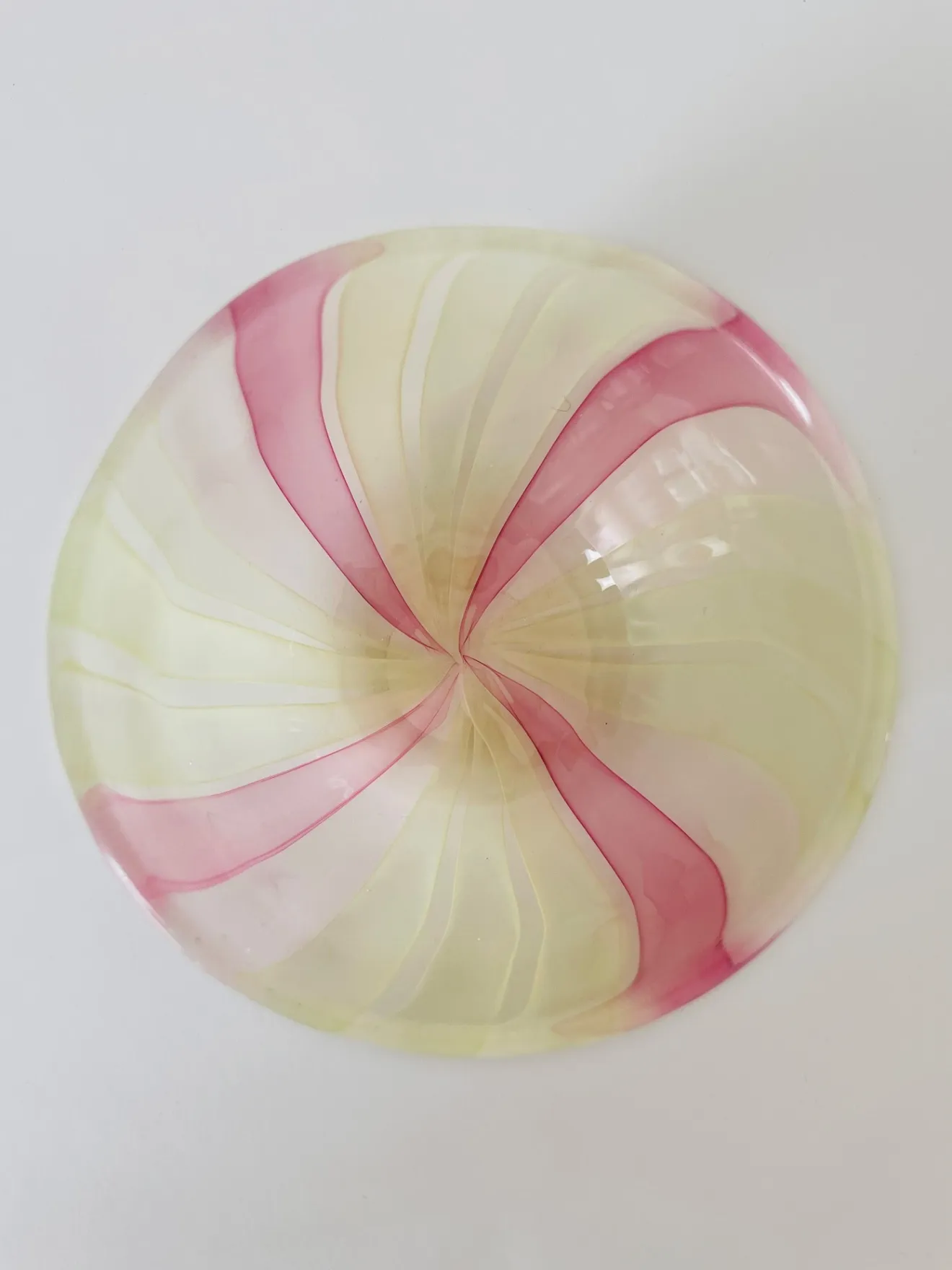 吹きガラス_器_Bowl_Honey Pink