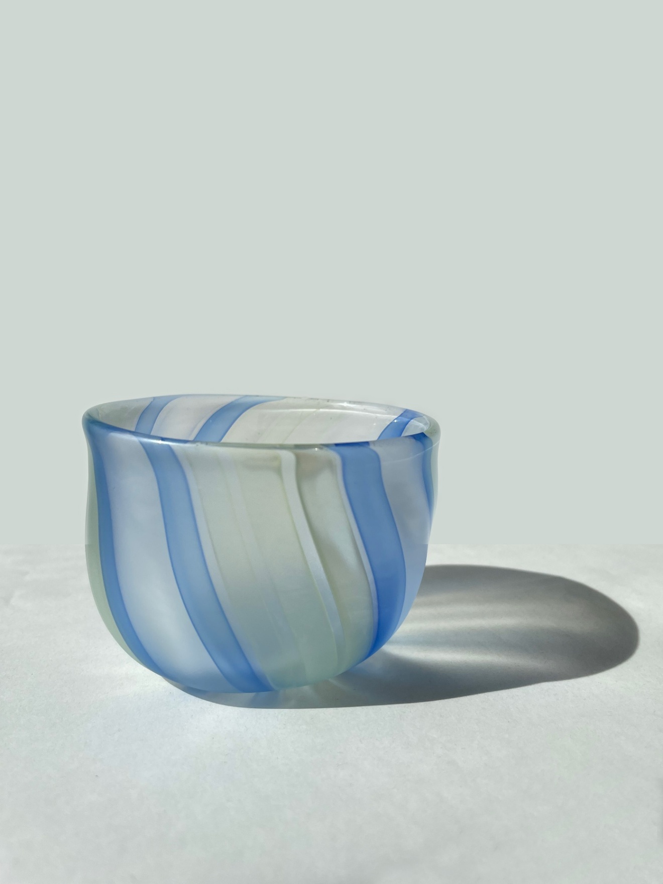 吹きガラス_器_Bowl_Flow Line – Citrus Sky