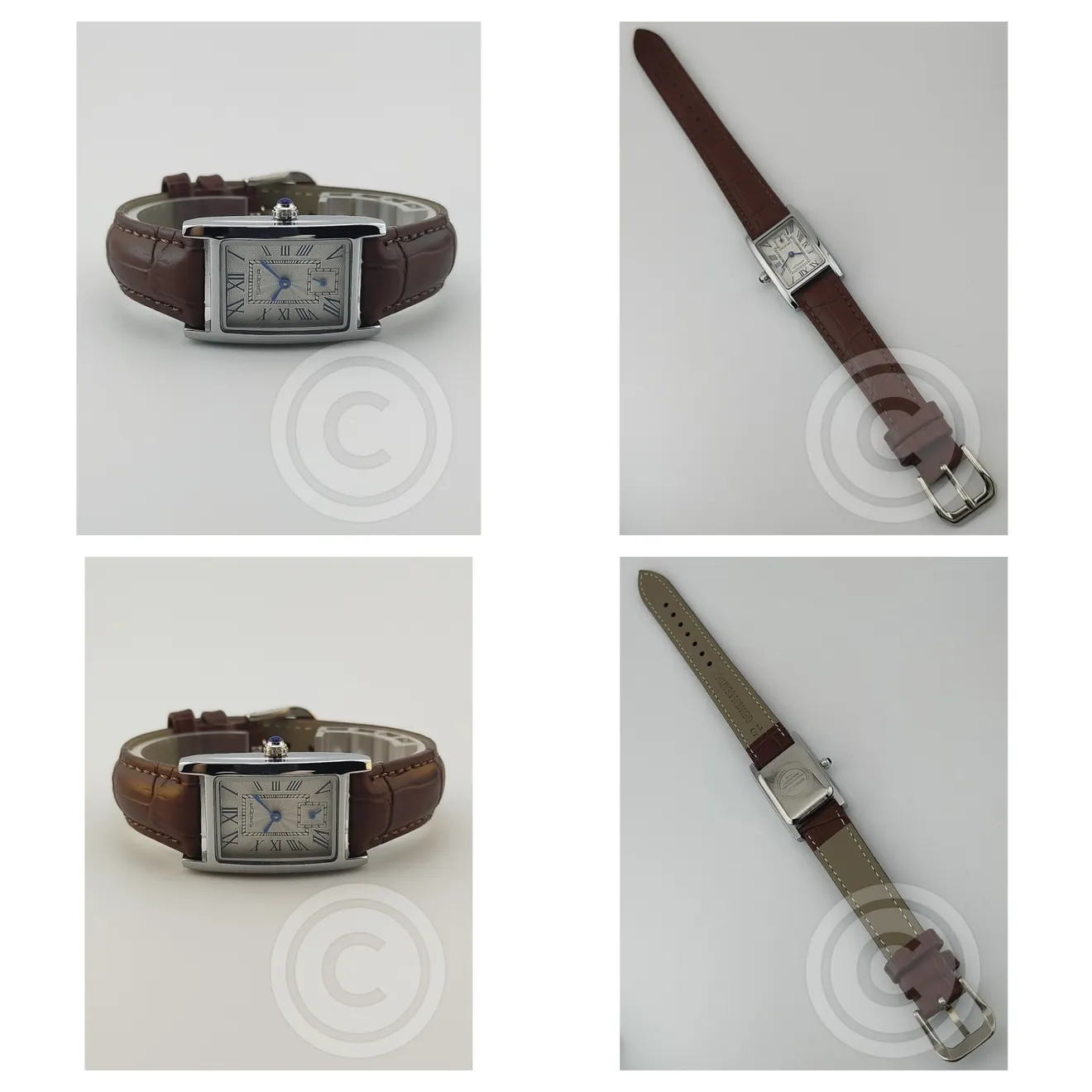 新品】レクタンギュラーウォッチ スモールセコンド ユニセックス①