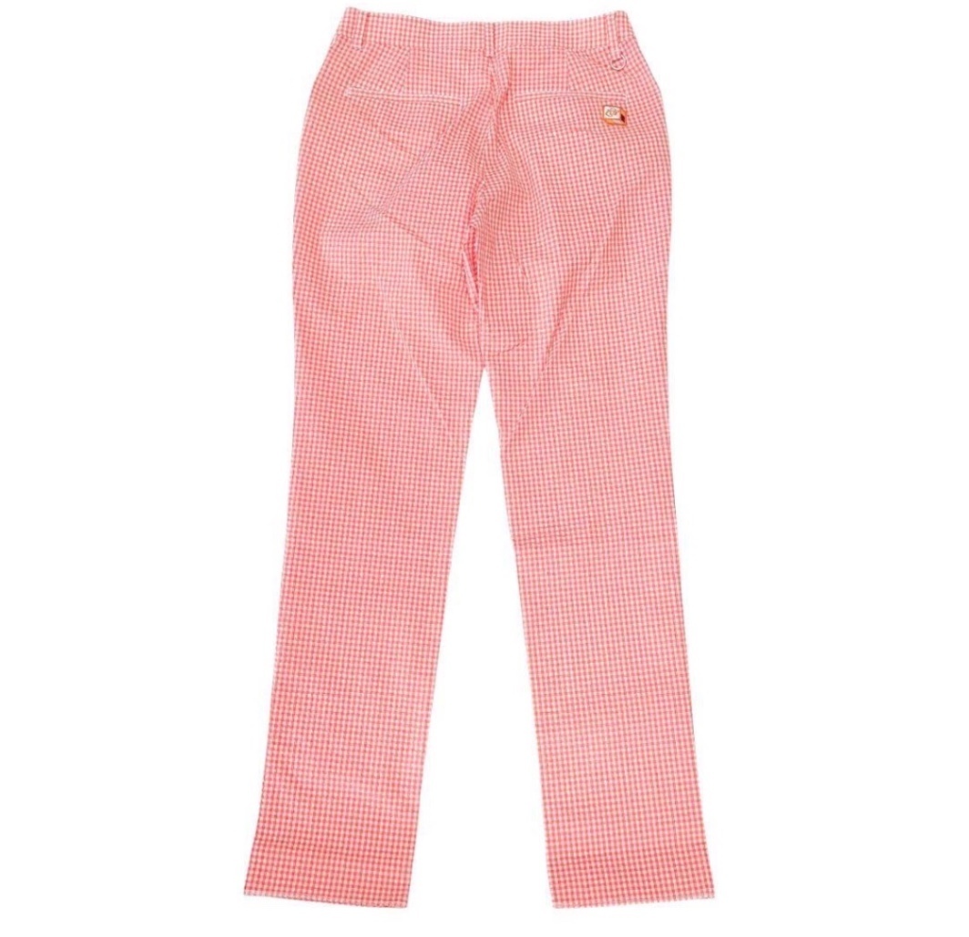 ZOY ゾーイ ゴルフパンツ ギンガムチェック 美脚 新品タグ付　S