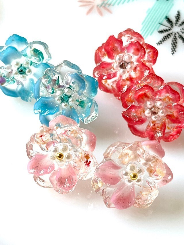 お花🌸ピアス【リベポ払い歓迎🎉】