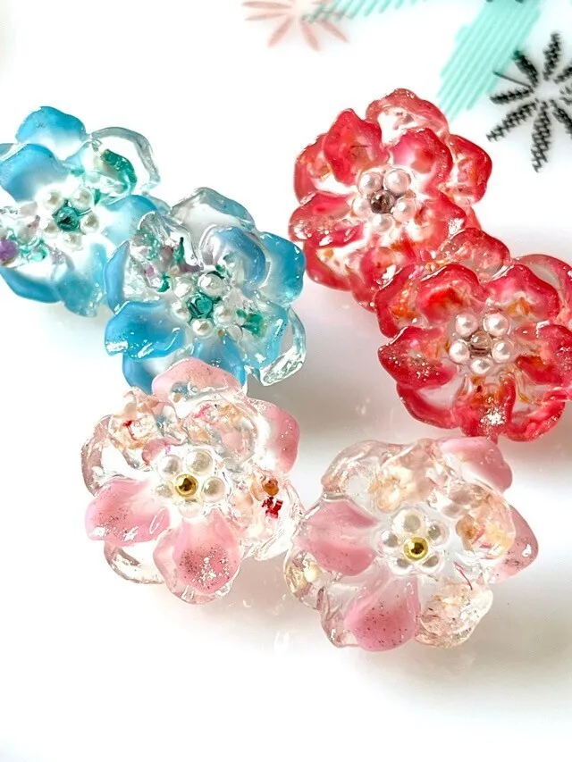 お花🌸ピアス【リベポ払い歓迎🎉】