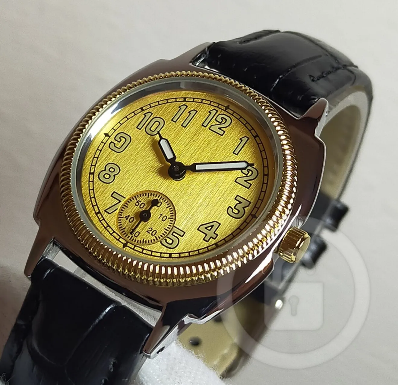 1926オイスタートリビュート【ヴィンテージゴールド/新品】スモールセコンド ①