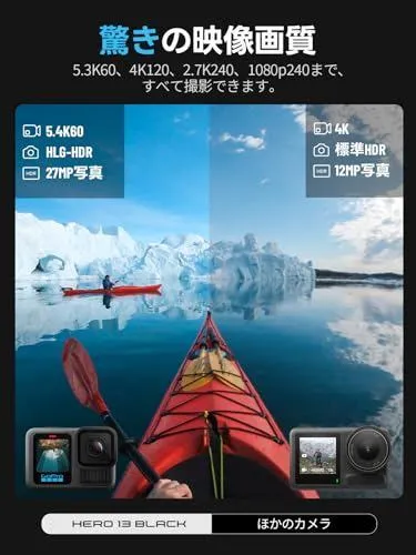 【長期初期不良対応】GoPro HERO13 Blackセット　