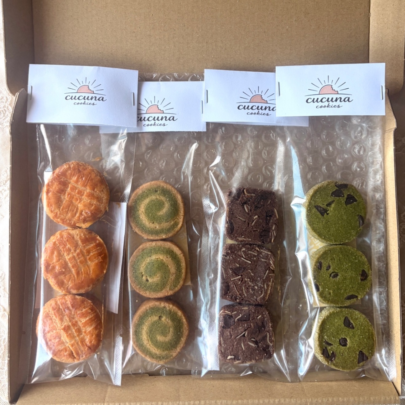 【クリックポストでお届け📮】いろどり焼き菓子4種セット🍪