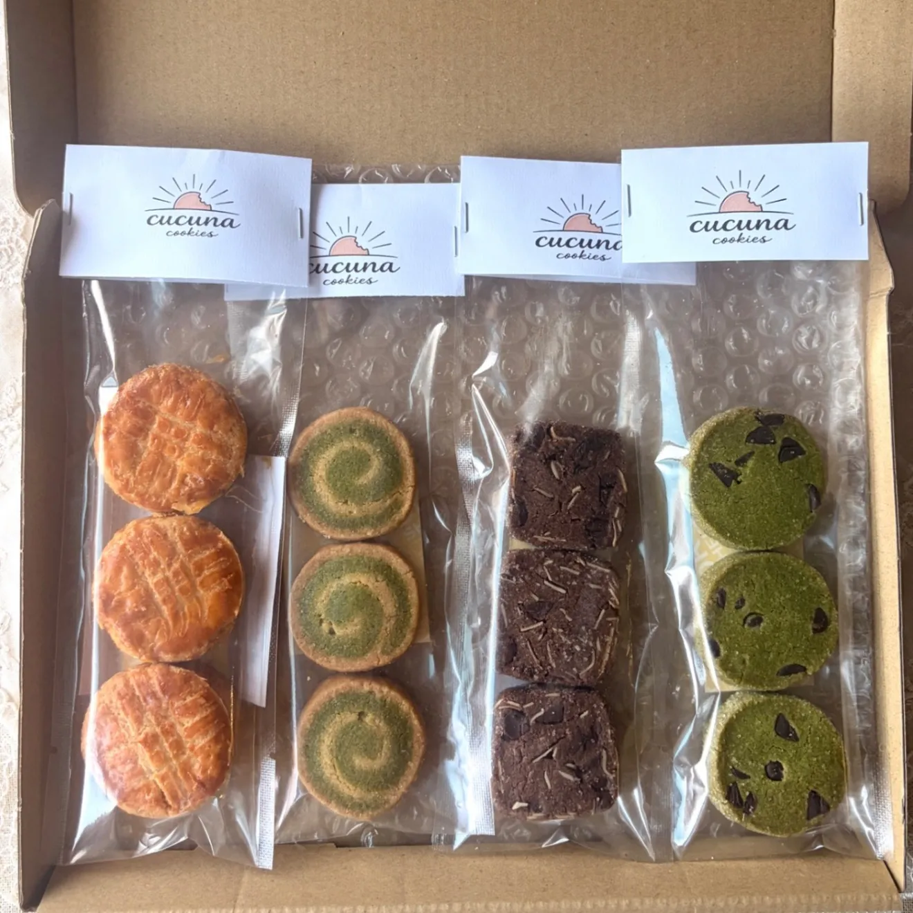 【クリックポストでお届け📮】いろどり焼き菓子4種セット🍪
