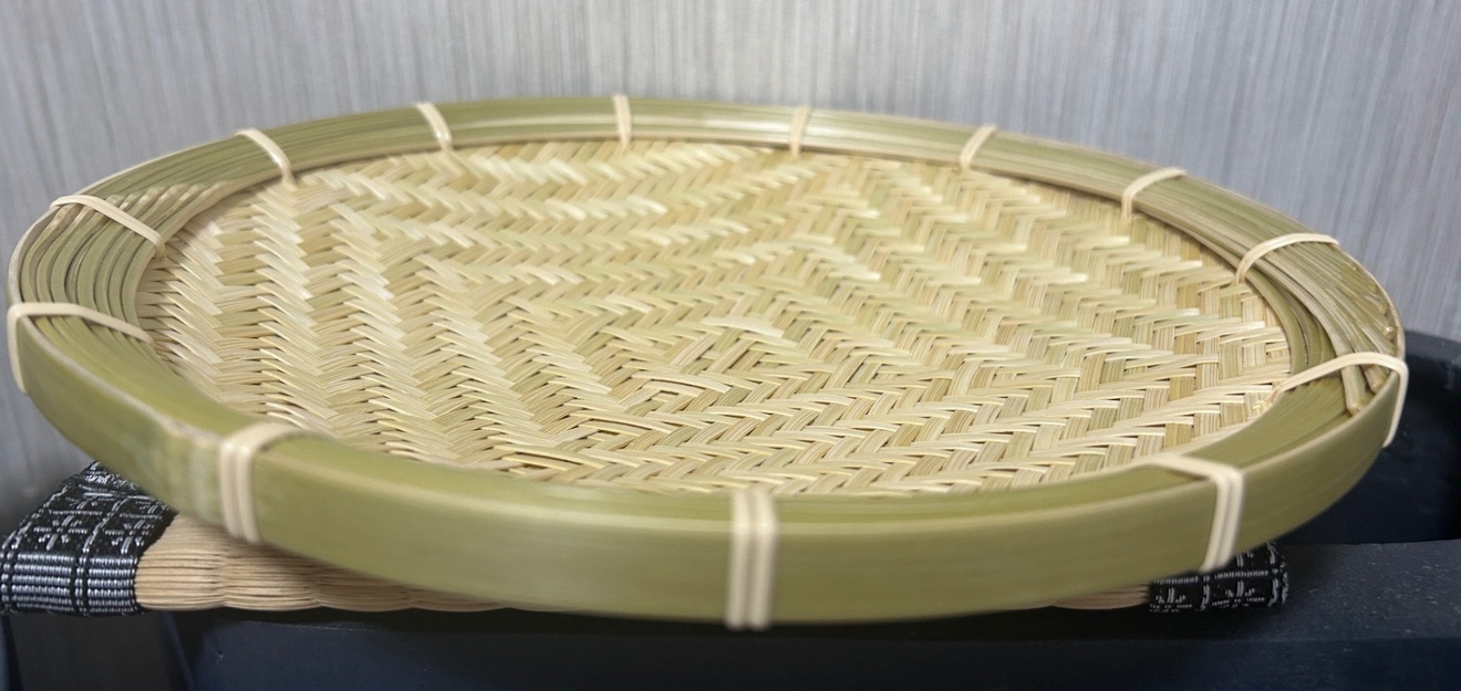 竹ザル 25㎝ 国産 真竹【希少生産の日本製竹ザル】ざる