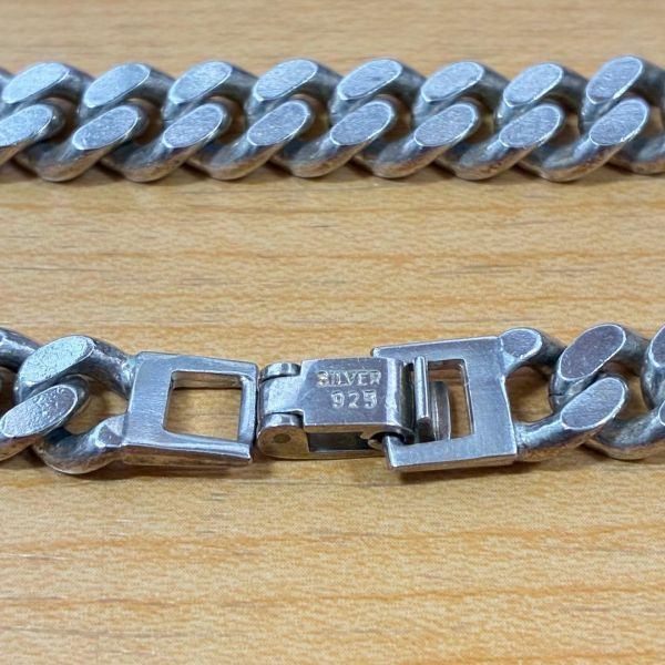 【バリ島・Silver925】ダブル喜平ブレスレット 37.5g 刻印あり