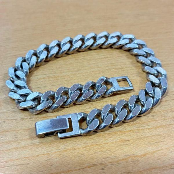 【バリ島・Silver925】ダブル喜平ブレスレット 37.5g 刻印あり