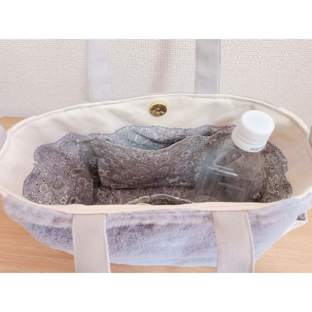 ラビットボアファーバッグ（ハンドメイド）