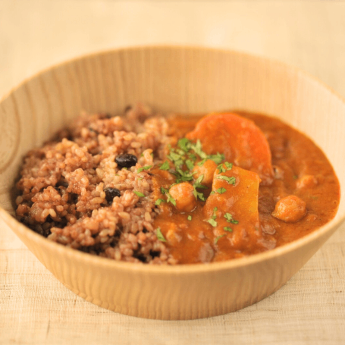 野菜ごろごろひよこ豆のチキンカレー 150g×5食｜結わえる【無添加・国産原料】
