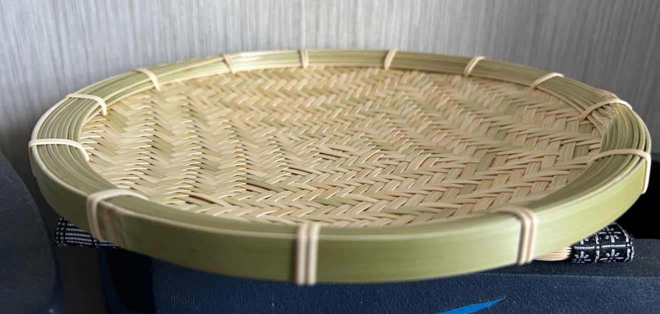 竹ザル 25㎝ 国産 真竹【希少生産の日本製竹ザル】ざる